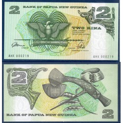 Papouasie Pick N°5c, Billet de banque de 2 Kina 1989-1991