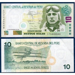 Perou Pick N°179b, Spl Billet de banque de 10 Soles 2006