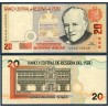 Perou Pick N°164a, Billet de banque de 20 Soles 1996