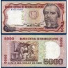 Perou Pick N°119 Billet de banque de 5000 Soles 1979