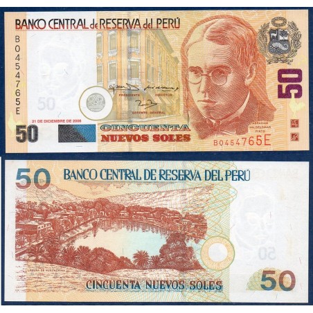 Perou Pick N°180b, Spl Billet de banque de 50 Soles 2006