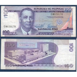 Philippines Pick N°184e, TTB Billet de banque de 100 Piso 1999-2000