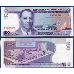 Philippines Pick N°184c, Billet de banque de 100 Piso 1998