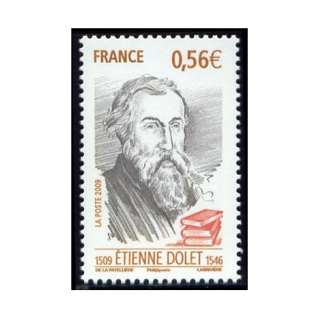 Timbre France Yvert No 4377 Etienne Dolet