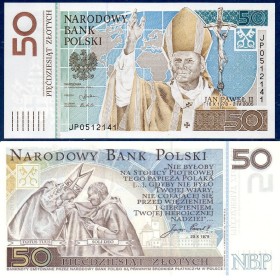 Pologne Pick N°178, Neuf Billet de banque de 50 Zlotych 2006