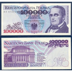 Pologne Pick N°160a, Neuf Billet de banque de 100000 Zlotych 1993