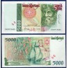 Portugal Pick N°190a, Billet de banque de 5000 Escudos 1995