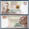 Pologne P.184A, Neuf, Billet de 20 Zlotych 2011 Médaille