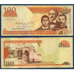 Republique Dominicaine Pick N°184a, TB Billet de banque de 100 Pesos 2011