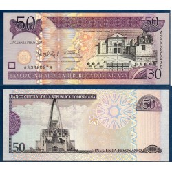 Republique Dominicaine Pick N°176a, spécimen Billet de banque de 50 Pesos 2006