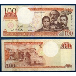 Republique Dominicaine Pick N°167a, Billet de banque de 100 Pesos oro 2000