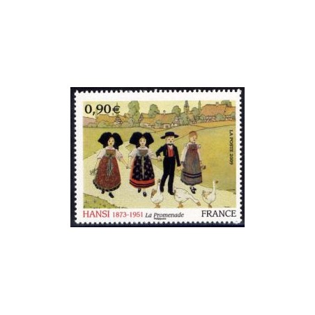 Timbres France Yvert No 4400 Hansi de Jean jacques Waltz