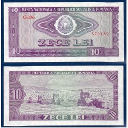 Roumanie Pick N°94a, Neuf Billet de banque de 10 leï 1966