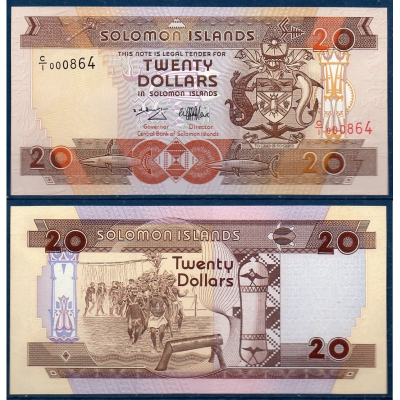 Salomon Pick N°21, Billet de banque de 20 dollars 1996