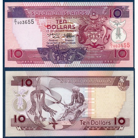 Salomon Pick N°20, Billet de banque de 10 dollars 1996