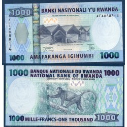 Rwanda Pick N°31, Billet de banque de 1000 Francs 2004
