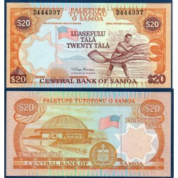 Samoa Pick N°35a, Billet de banque de 20 Tala 2002