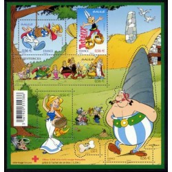 Timbre France Yvert No 4426-4430 Astérix le Gaulois