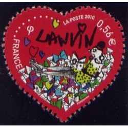 Timbre France Yvert No 4432A Coeur St Valentin Lanvin