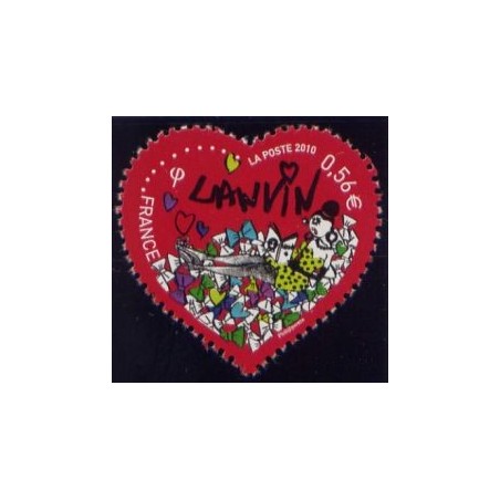 Timbre France Yvert No 4432A Coeur St Valentin Lanvin