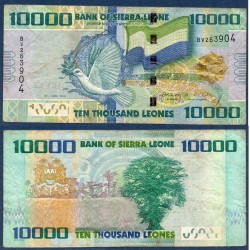 Sierra Leone Pick N°33a, Billet de banque de 10000 leones 2013