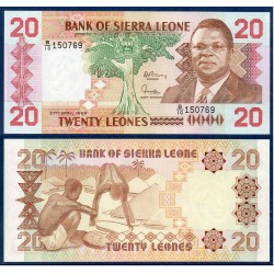 Sierra Leone Pick N°16, Neuf Billet de banque de 20 leones 1988