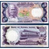 Sierra Leone Pick N°7g, Spl Billet de banque de 5 leones 1985