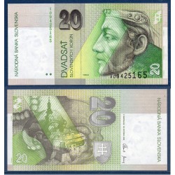 Slovaquie Pick N°20g, Billet de banque de 20 Korun 2006