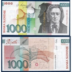 Slovénie Pick N°29, Billet de banque de 1000 Tollarjev 2004