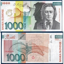 Slovénie Pick N°26, Billet de banque de 1000 Tollarjev 2001