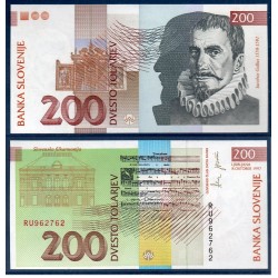 Slovénie Pick N°15b, Billet de banque de 200 Tollarjev 1997