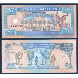 Somaliland Pick N°17A, Billet de banque de 50 Shilings 1994