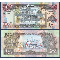 Somaliland Pick N°18, Billet de banque de 100 Shilings 1996