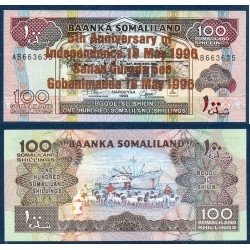 Somaliland Pick N°12, Billet de banque de 100 Shilings 1996