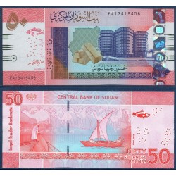 Soudan Pick N°76, Billet de banque de 50 Pounds 2018