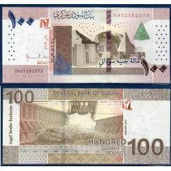 Soudan Pick N°77a, Billet de banque de 100 Pounds 2019