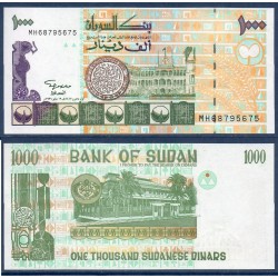 Soudan Pick N°59a, Billet de banque de 1000 dinars 1996