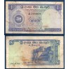 Ceylan Pick N°56d, Billet de banque de 1 Rupee 1960-1962