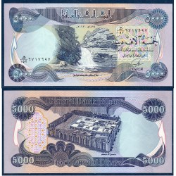 Irak Pick N°94d, Billet de banque de 5000 Dinars 2013