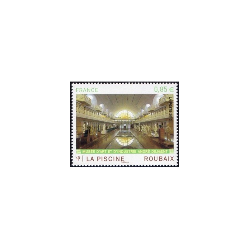 Timbre France Yvert No 4453 Roubaix, La piscine Timbre France Yvert No 4453 Roubaix, La piscine