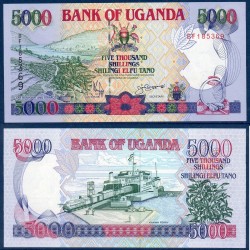 Ouganda Pick N°37a, Neuf Billet de banque de 5000 Shillings 1993