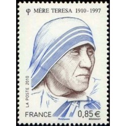 Timbre France Yvert No 4455 Mère Theresa