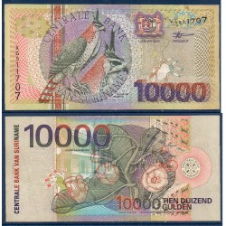 Suriname Pick N°153, TTB Billet de banque de 10000 Gulden 2000