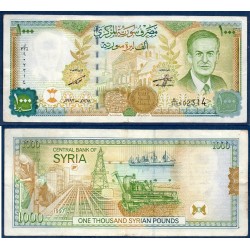 Syrie Pick N°111c TTB Billet de banque de 1000 Pounds 1997