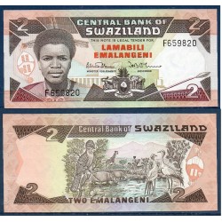 Swaziland Pick N°13a,  Neuf Billet de banque de 2 emalangénie 1987