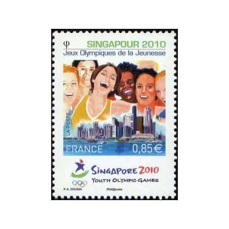 Timbre France Yvert No 4491 Singapour, jeux olympiques de la jeunesse