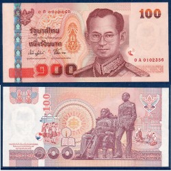 Thaïlande Pick N°113, Billet de banque de banque de 100 Baht 2004