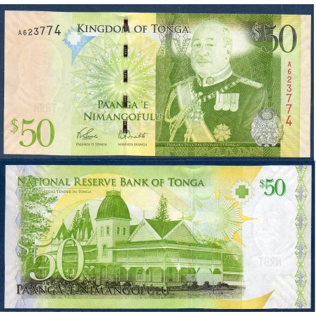 Tonga Pick N°42, Billet de banque de 50 Pa'anga 2009