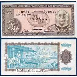 Tonga Pick N°18c, Billet de banque de 1/2 Pa'anga 1979-1983