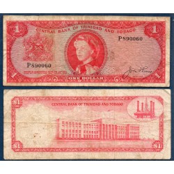 Trinité et Tobago Pick N°26a, B Billet de banque de 1 Dollar 1964